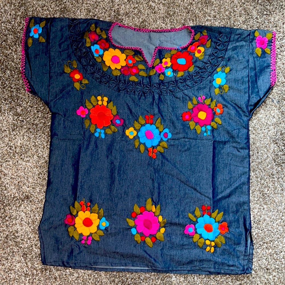 Mexican colorful blouse
